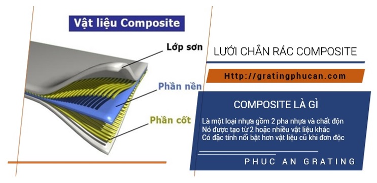 lưới chắn rác bằng composite