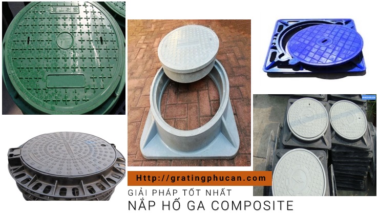 nắp hố ga composite chống trộm