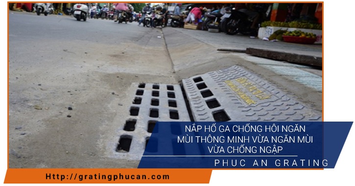 nắp hố ga ngăn mùi