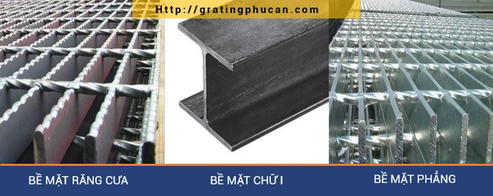 bề  mặt tấm sàn grating