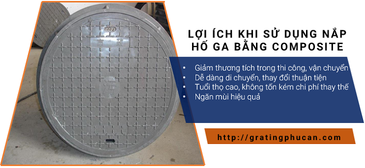 lợi ích khi sử dụng nắp hố ga composite