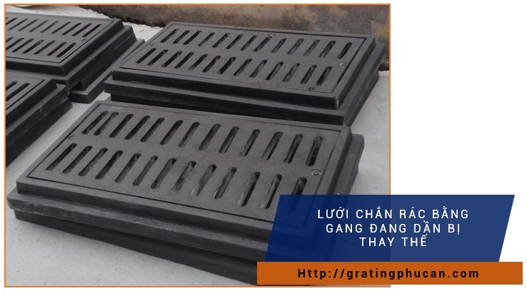 lưới chắn rác bằng gang