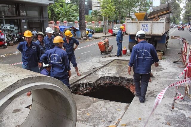 Sự cố hạ tầng thoát nước xảy ra liên quan từ nhiều đơn vị