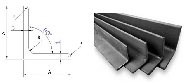 Thép hình V ứng dụng rộng rãi trong các công trình